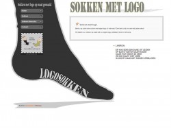 Sokken met logo